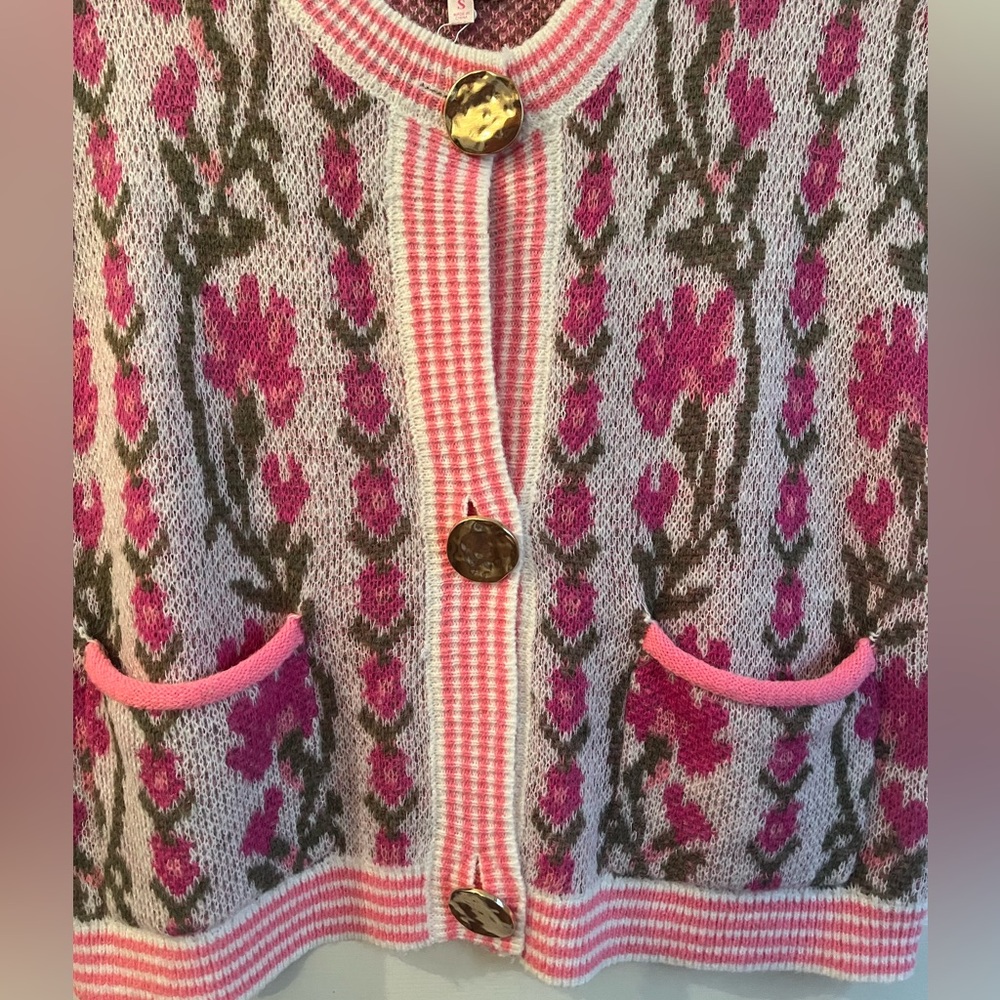💖Floral & Stripe Knit Sweater💖 - Picture 10 of 15